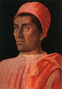 Andrea Mantegna Portrait of the Protonary Carlo de Medici oil on canvas